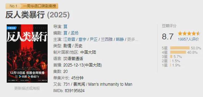 涨到87年度剧王实至名归凯发入口《反人类暴行》(图21) 涨到87年度剧王实至名归凯发入口《反人类暴行》(图21)